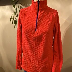 Bright pink long sleeve pullover size M